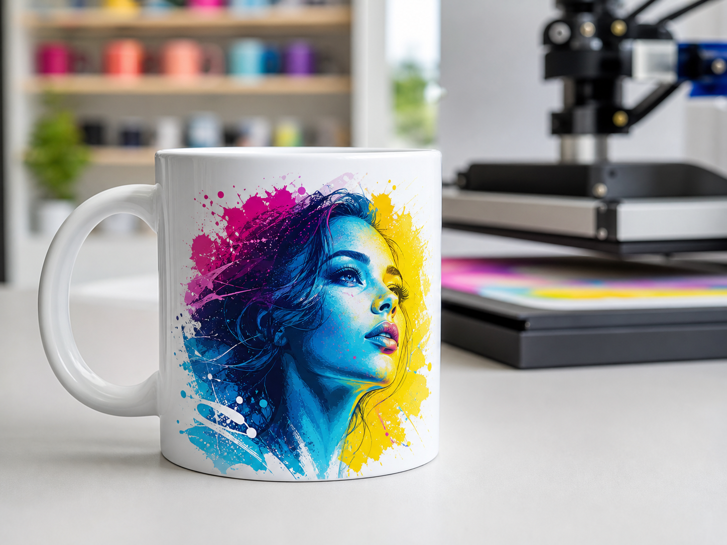 Taza blanca sublimada